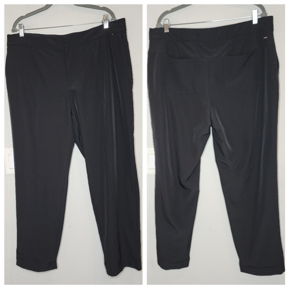 Mondetta Lined Black Performance Pants.  Women's plus size 16. - Picture 1 of 16